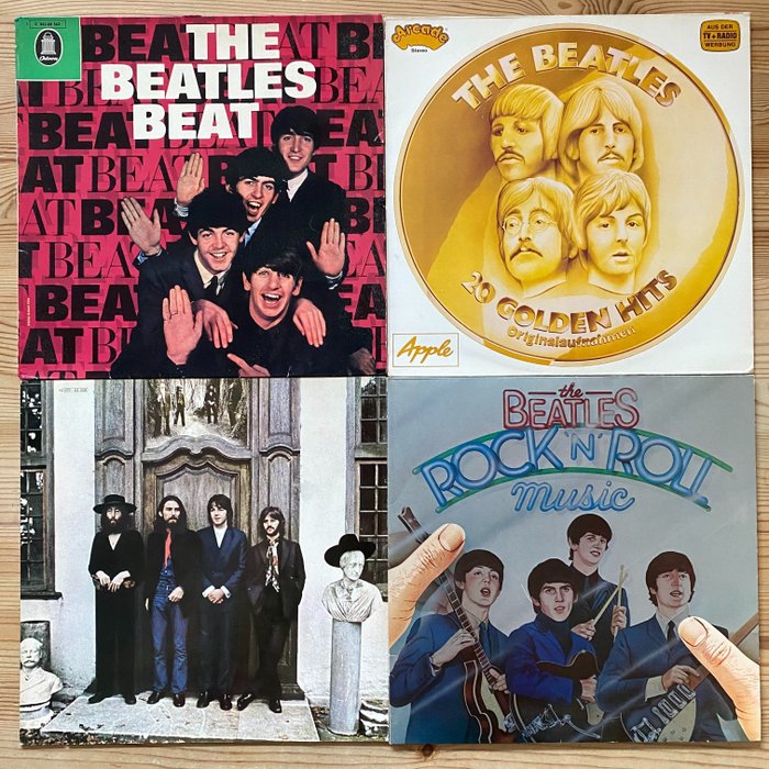 Beatles - 4  great Beatles LP Albums - Multiple titles - 2xLP Album (double album), LP's - 1964/1966