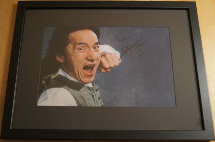 Shanghai Noon (2000) - Signed by Jackie Chan - International Action Legend - Autografo, Foto, Display, framed - with COA