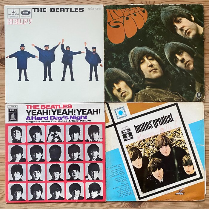 Beatles - 4  great Beatles LP Albums - Multiple titles - LP's - 1964/1966