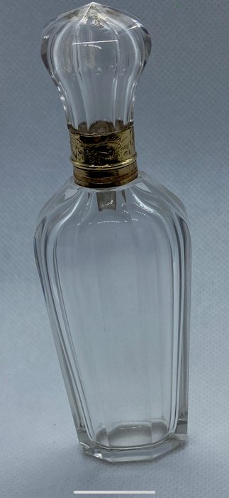parfumflesje (1) - Kristal - Nederland - 19e eeuw