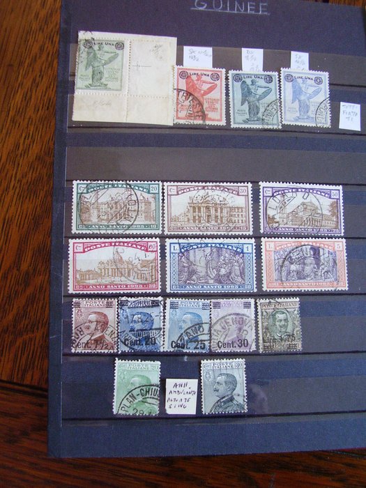 Italy Kingdom 1924/1929 - Advanced cancelled collection