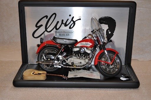 Elvis Presley - Franklin Mint - 1:10 - Harley Davidson 1956 Model KH Elvis Presley - Official merchandise memorabilia item - 2009/2009