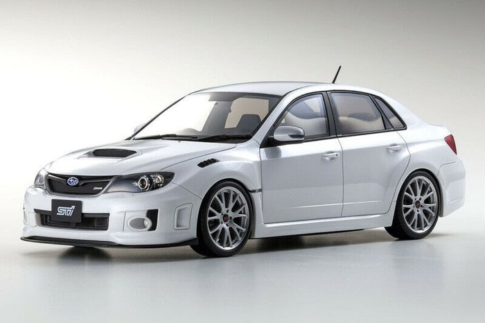 Otto Mobile - 1:18 - Subaru Impreza STI S206 - 2011- Wit - Asia exclusive edition of only 300 pcs!