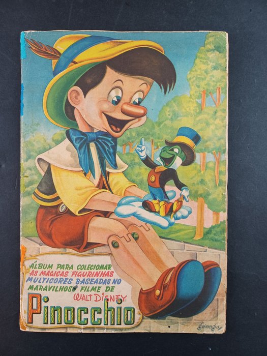 Pinocchio - Album di Figurine Brasiliano "Pinocchio" - Completo - Stapled - First edition