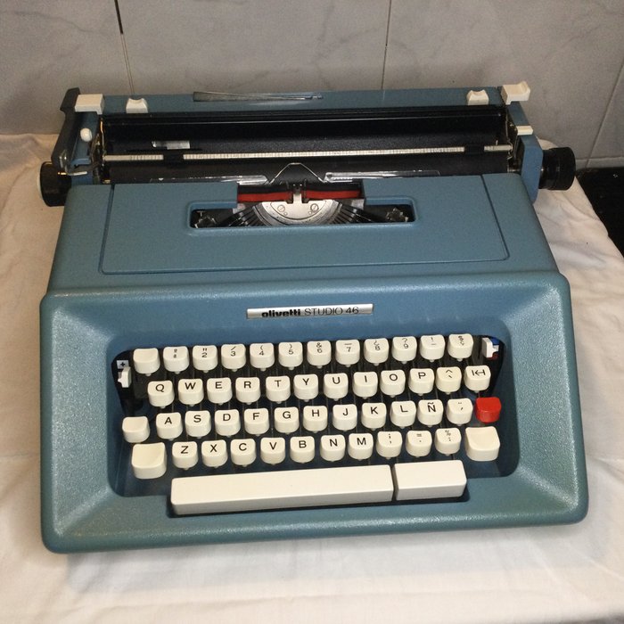 Mario Bellini - Olivetti Studio 46 - Schrijfmachine met koffer, jaren 70