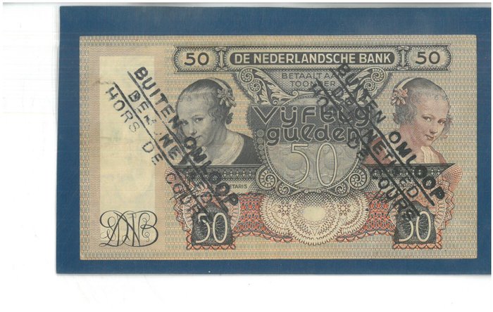 Paesi Bassi - 3 banknotes - Various dates