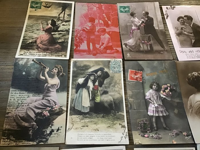 France - Fantasy - Postcards (215) - 1902-1935