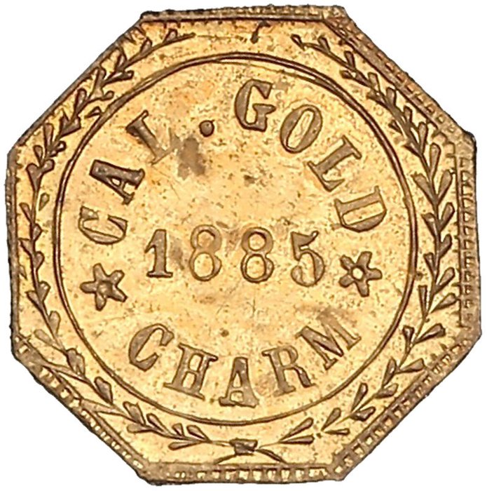 United States. California Gold 1885 "Eureka"
