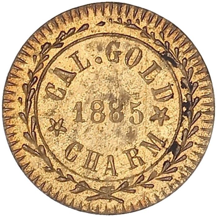 United States. California Gold 1885 "Eureka"