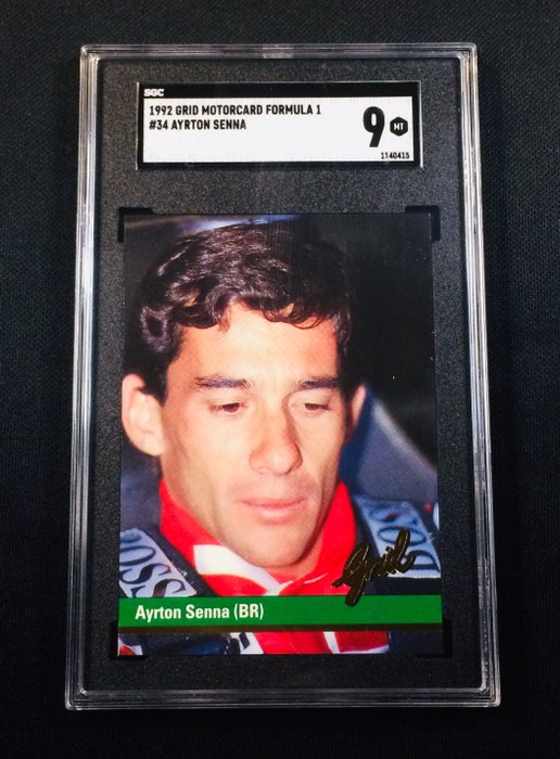 1992 Grid Formula 1 - Ayrton Senna #34 - SGC 9