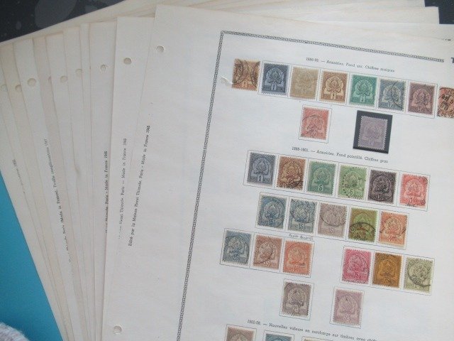 Tunisie - collection quasi complète de timbres