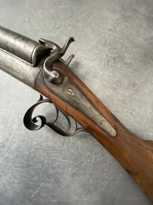 Francia - XIX secolo - Mas (Manufacture D’Armes De St. Etienne) - Double Barrel - Percussione a spillo (Lefaucheux) - Shotgun - 16 ga