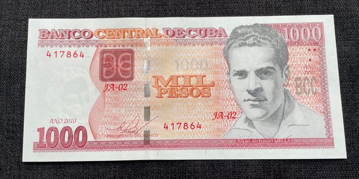 Cuba - 1000 Pesos 2010 - Pick 132