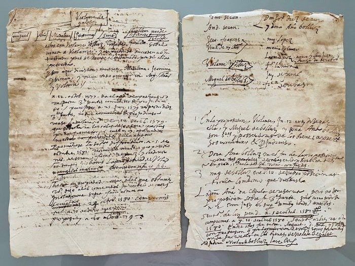 Documento - Testamento Antíguo Siglo XVI - 1583