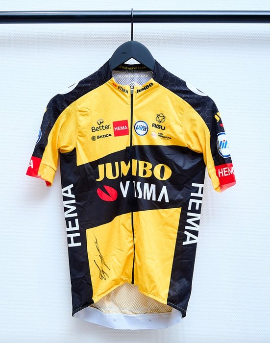 Team Jumbo-Visma - Dylan Groenewegen - 2021 - Gesigneerd shirt