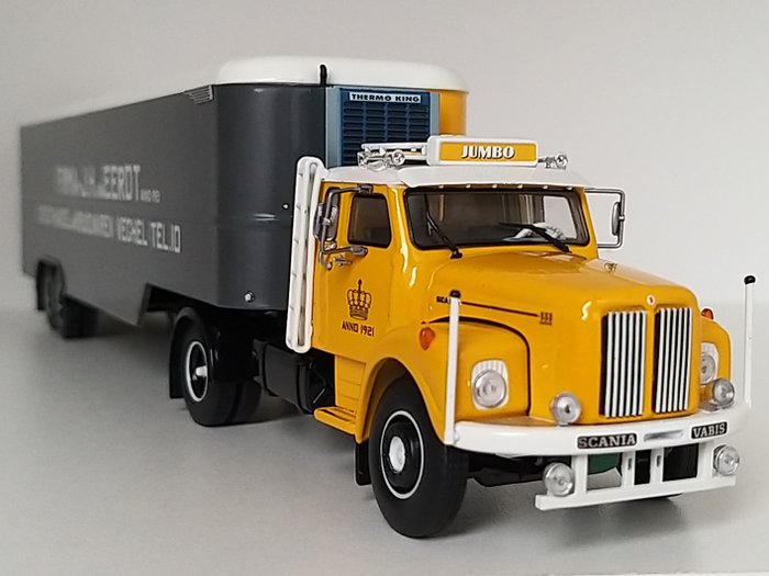 Image 3 of Tekno - 1:50 - SCANIA L111-Vabis - tractor with classic trailer "Jumbo"