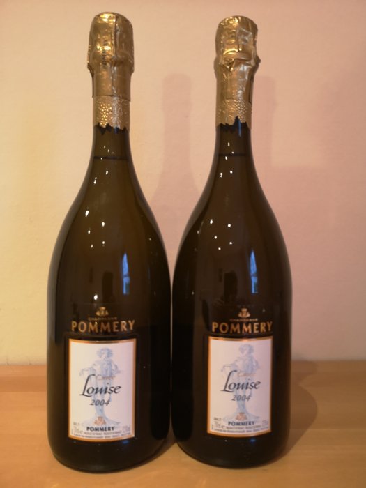 2004, Pommery, Cuvée Louise - Champagne Brut - 2 Flaskor (0,75L)