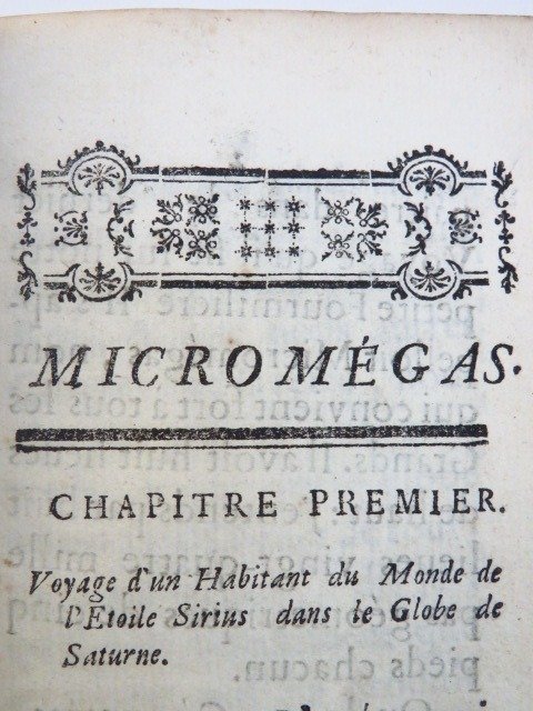 Voltaire / Laurence Sterne & Abbé Raynal - Recueil;  Micromégas & Lettres d'Yorick à Éliza & Fastes françois - 1747/1784