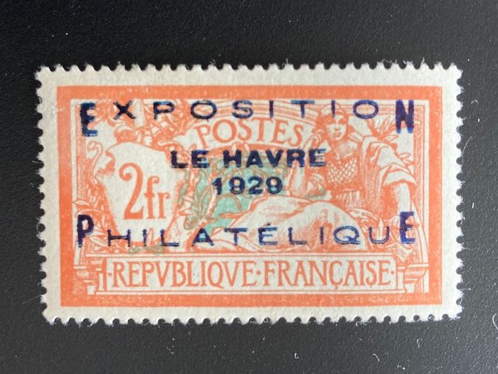 Frankreich - 1929 - Le Havre philatelic exhibition N°257A signed - Yvert