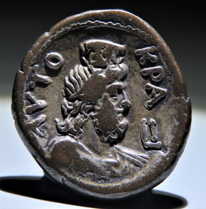 Egypt. Alexandria. Nero (AD 54-68). BI Tetradrachm,  Dated RY 10=AD 63/4. Les Andelys Collection