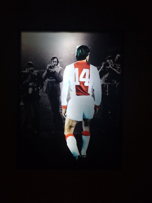 AFC Ajax - Johan Cruijff - Decorative object, lightbox poster 