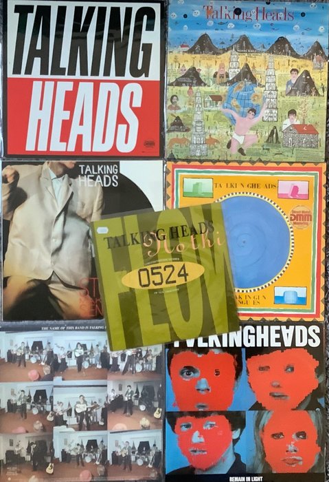 Talking Heads - 6 lp albums and 1 EP - 2xLP Album (double album), EP-10"inch, LP's - 1980/1988