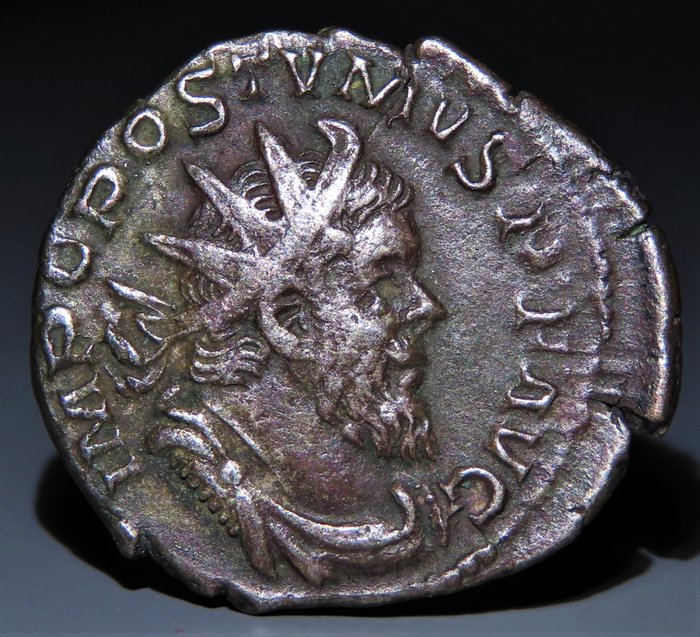 罗马帝国. 波斯图穆斯 （ 260-269）. 铋 Antoninianus,  - Emperor. Les Andelys Collection