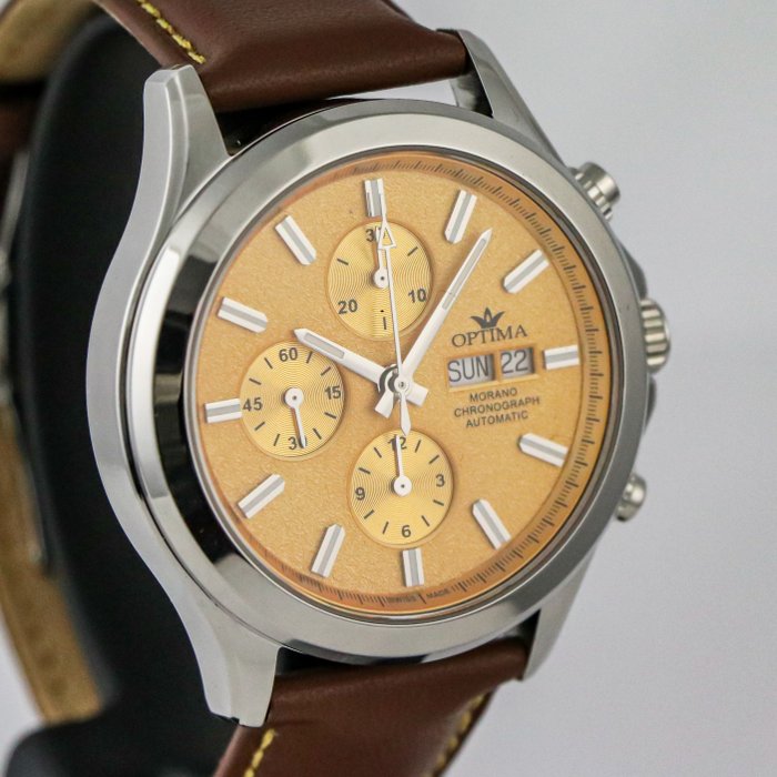 Preview of the first image of Optima - MORANO Valjoux automatic - OSA464-SL-14 "NO RESERVE PRICE" - Men - 2011-present.