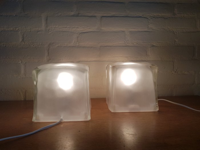 Ikea - Lampada da tavolo (2) - Iviken, B0012 - Vetro