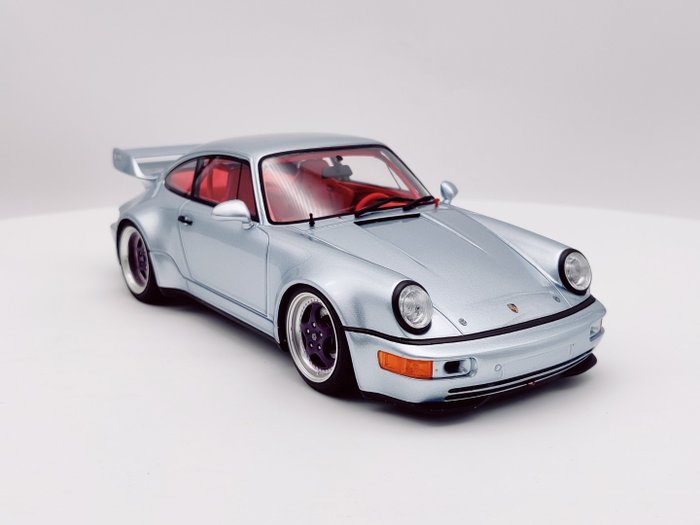 GT Spirit - 1:18 - Porsche 911 (964) 3.8 RSR Polar Silver