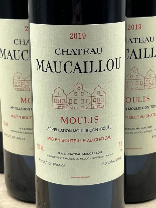 2019 Chateau Maucaillou moulis - Bordeaux, Medoc - 6 Bottle (0.75L)