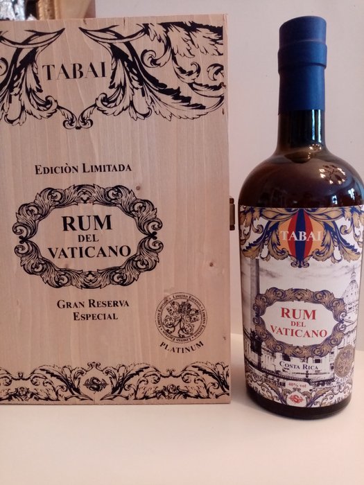 Tabai 5 years old - Reserva Especial - Rum Del Vaticano Platinum Edition - b. 2021 - 70cl
