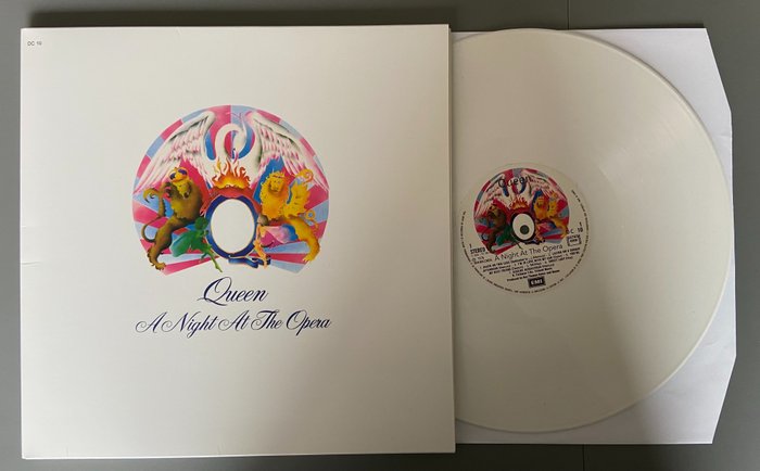 Queen - A Night At The Opera [White vinyl] - LP album - Réédition, Vinyle de couleur - 1978/1978