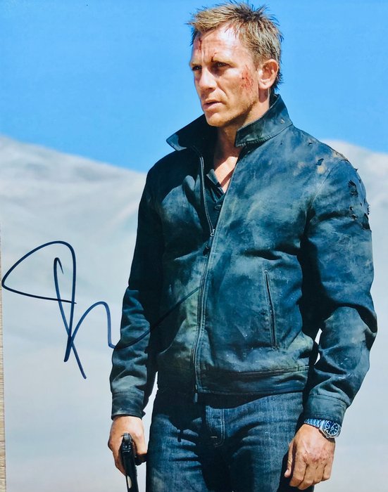 James Bond 007: A Quantum of Solace - Daniel Craig (007) - Autografo, Foto, Signed with Certified Genuine b´bc holographic COA