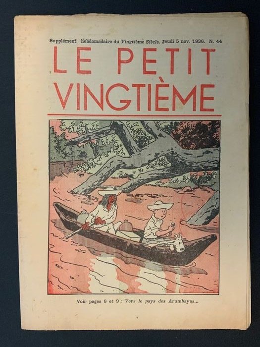 Le Petit Vingtième 44 - Tintin - L’oreille cassée - (1936)