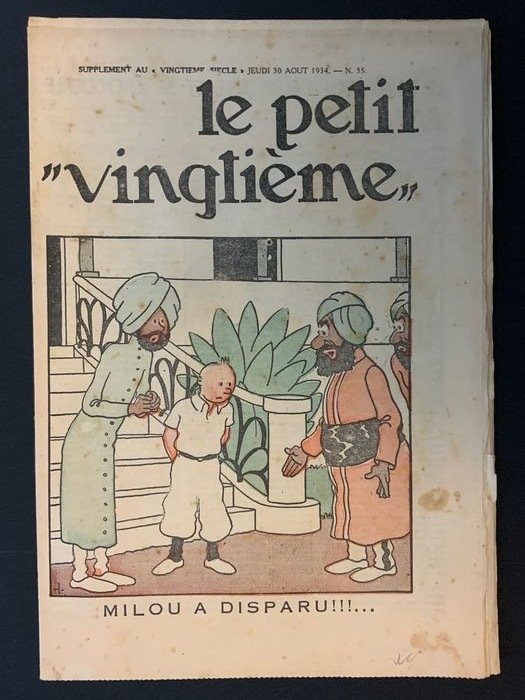 Le Petit Vingtième 35 - Tintin - En Extrême-Orient - (1934)