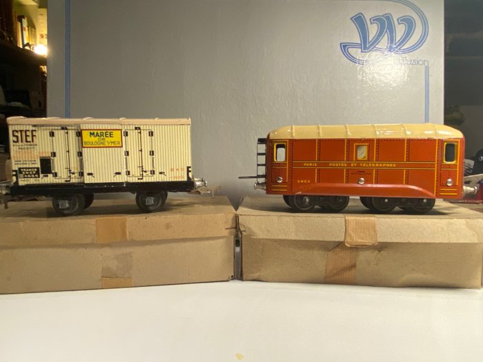 JeP 0 - 5241-P / 4666 - Transport de fret - Wagons Postes et Frigorifique