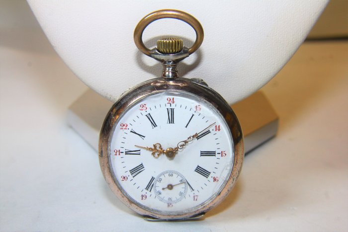 Orologio da taschino Argento - NO RESERVE PRICE - Heren - 1901-1949
