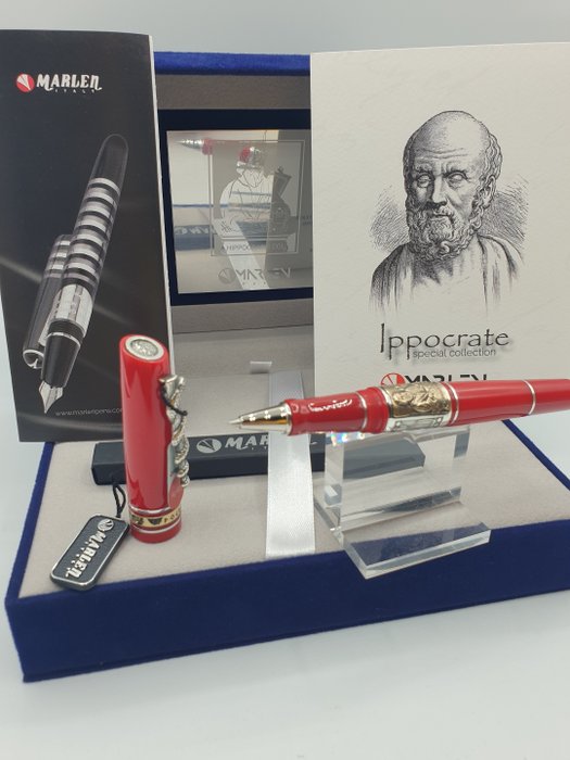 Marlen Special Edition Collection Ippocrate-Rosso--Dei Medici - Rollerball-Stift