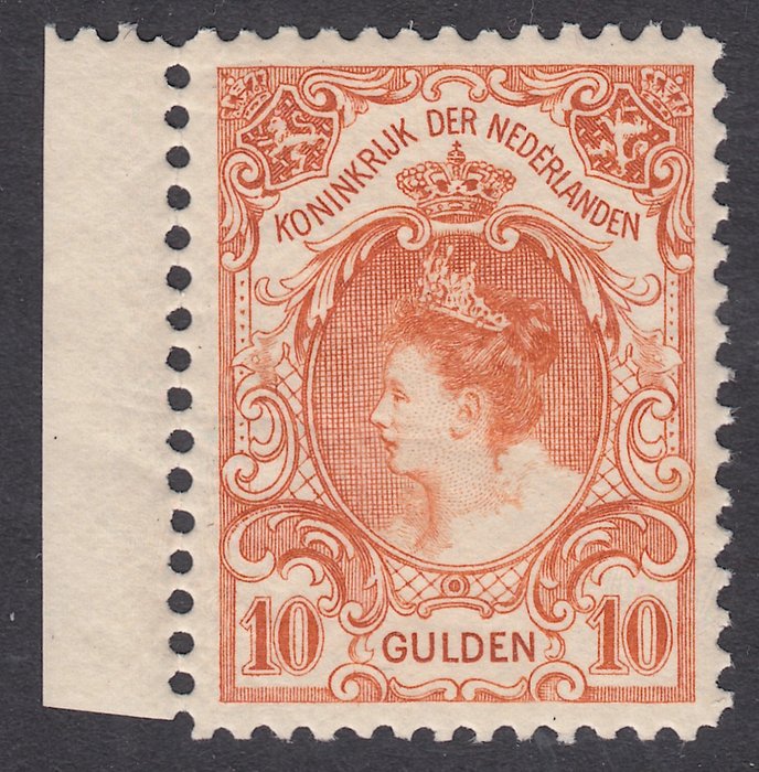 Niederlande 1905 - Queen Wilhelmina ‘fur collar’ - NVPH 80
