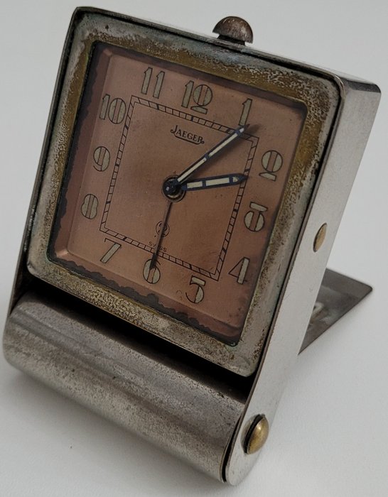 Orologio da viaggio - Jaeger Le Coultre - Acciaio - Seconda metà del 20° secolo