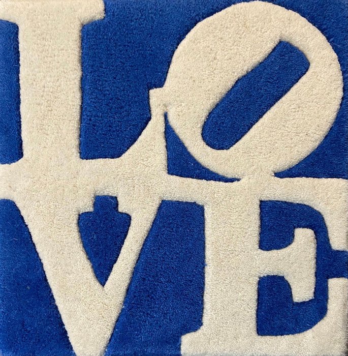 Preview of the first image of Robert Indiana (1928-2018) - 04 LOVE Kunstteppich.