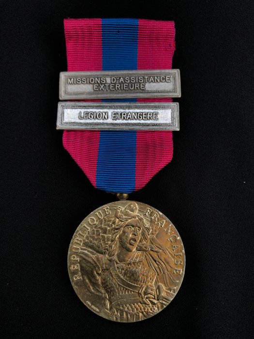 Francia - Medalla de Defensa Nacional o clase Legión Extranjera