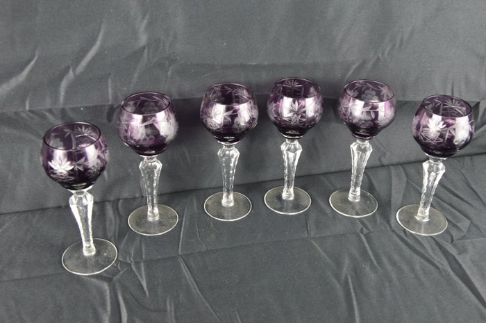 6 prachtige kristallen wijnglazen (6)