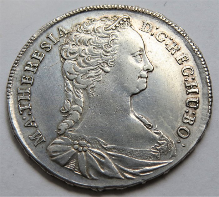 Hongarije. Maria Theresia (1740-1780). 1/2 Thaler (taler) 1744