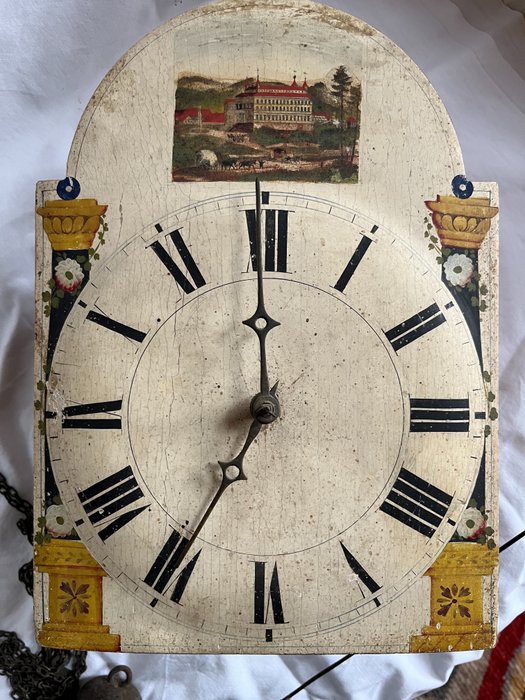 Orologio da parete - Abete di legno - XVIII secolo