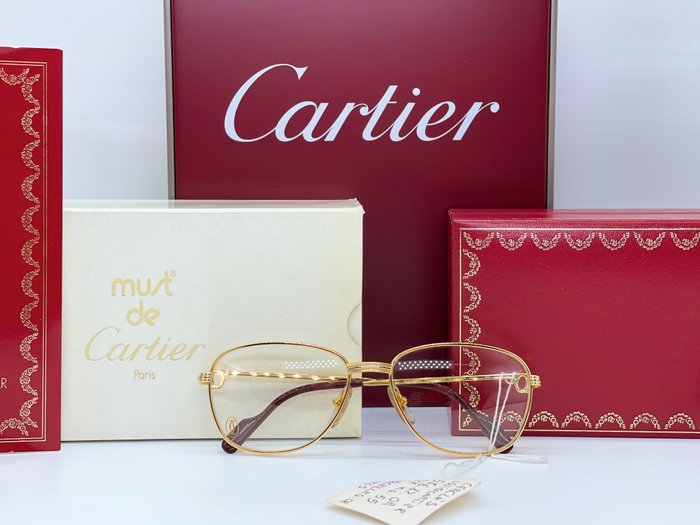 Cartier - Courcelles NOS Gold Planted 24k - Brillen