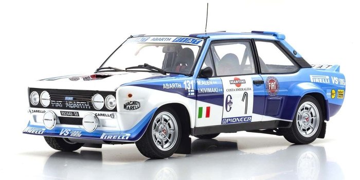 Kyosho 1:18 - 1 - Model sports car - Fiat 131 Abarth Rally Costa