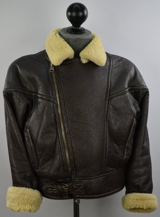 Artisan Furrier - Shearling Bomber, Leather jacket - Made - Catawiki
