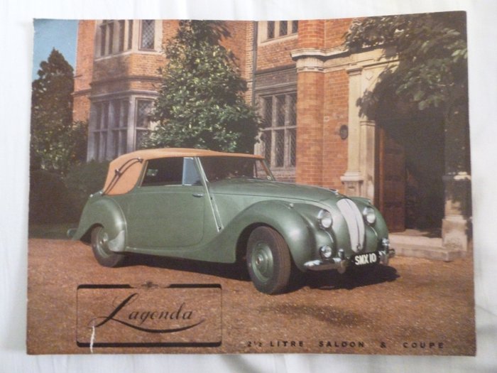 Brochures/catalogues - Lagonda 2,5 Litre Saloon & Coupe - Catawiki